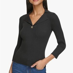 Karl Lagerfeld Button Sweater, size XL